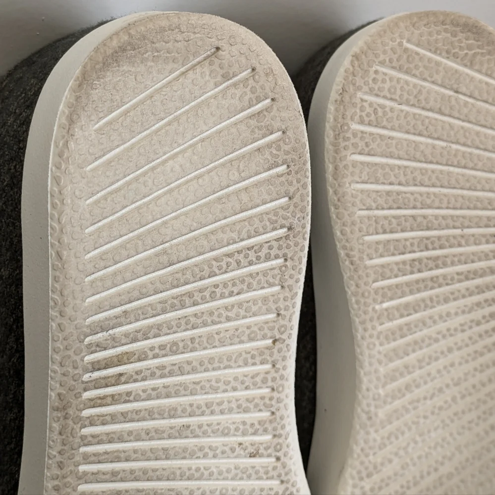 AllBirds Gray White Piper Merino Wool Women's Size 11 Sneakers Shoes - Picture 10 of 16